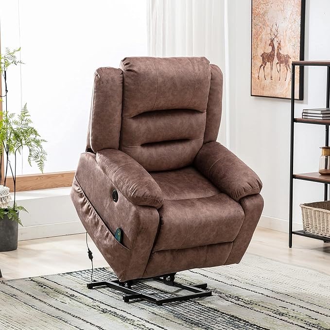 Texas Massage Recliner Sofa with Rise & Recline