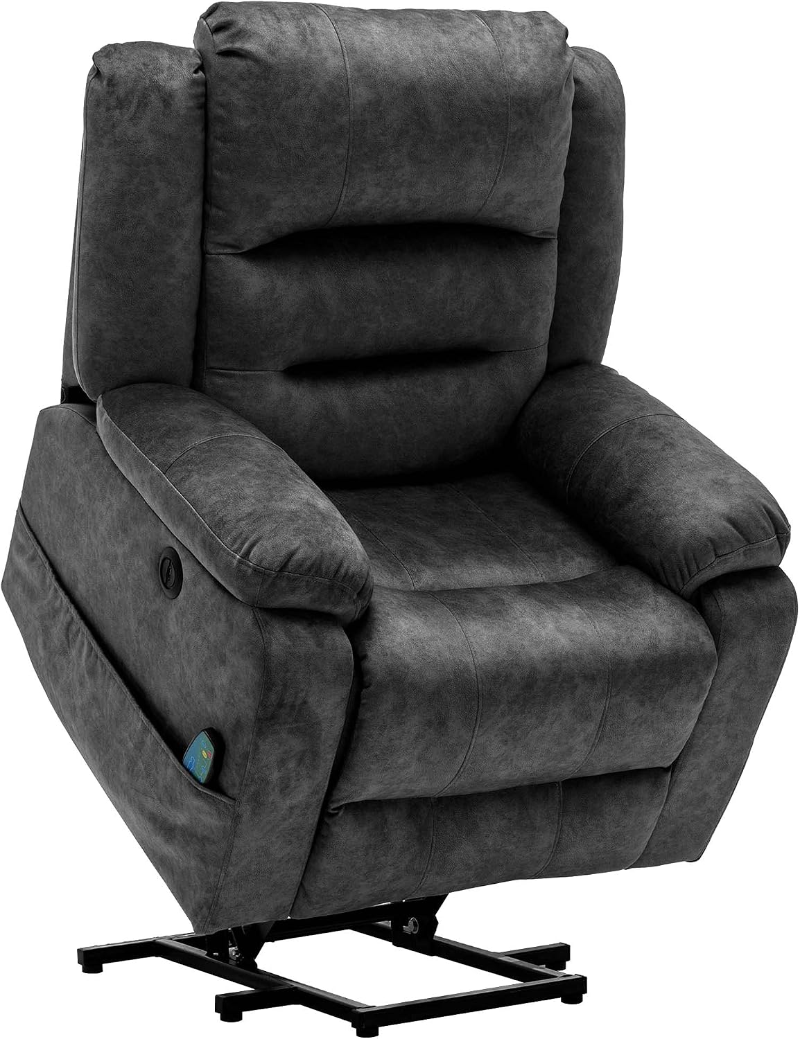 Lancaster Message Rise & Recline Chair in Grey