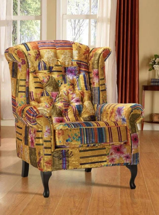 Classic Chesterfield wingback