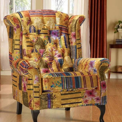 Classic Chesterfield wingback