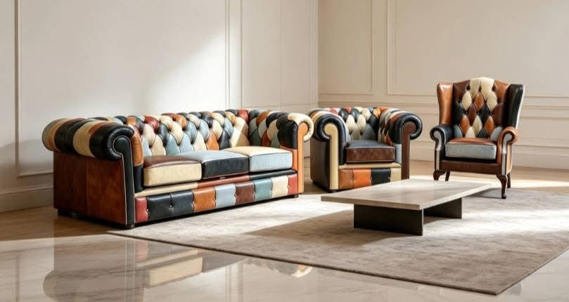 Unique Premium Leather 3-Piece Set