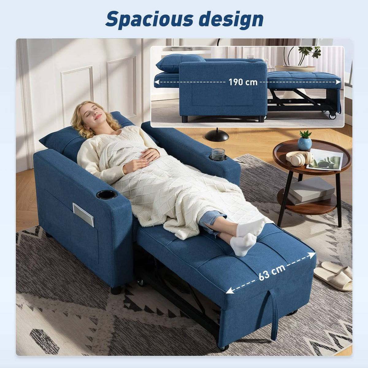 Adlington 3-in-1 Convertible Sleeper Chair