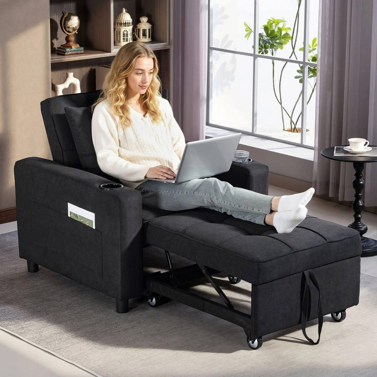 Adlington 3-in-1 Convertible Sleeper Chair