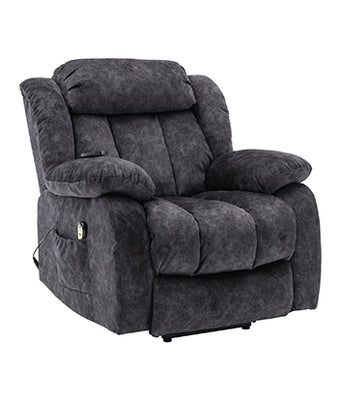 Cumbria Rise & Recline Massage Chair in Slate Grey