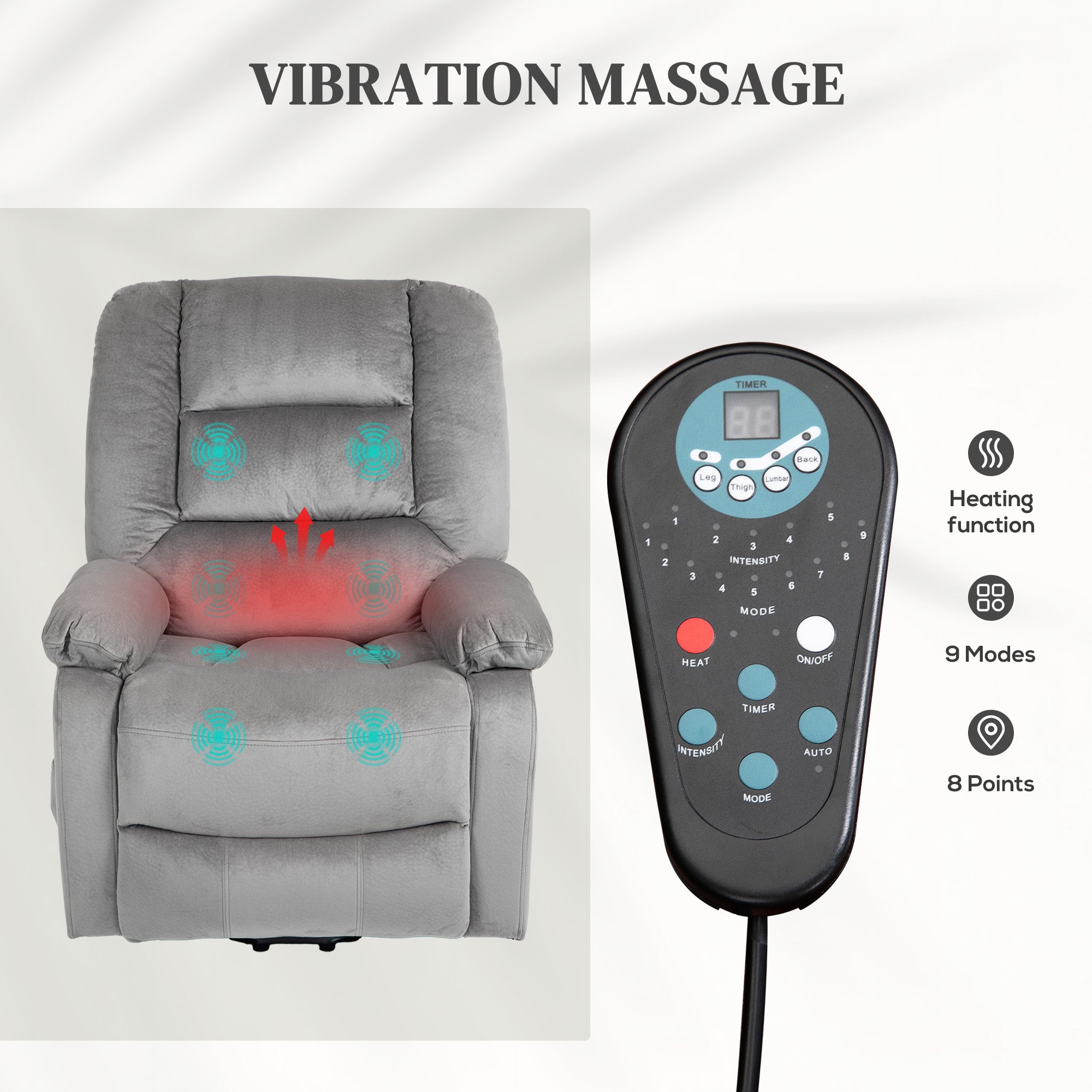 Illinois Power Lift Reclining Massage Chair