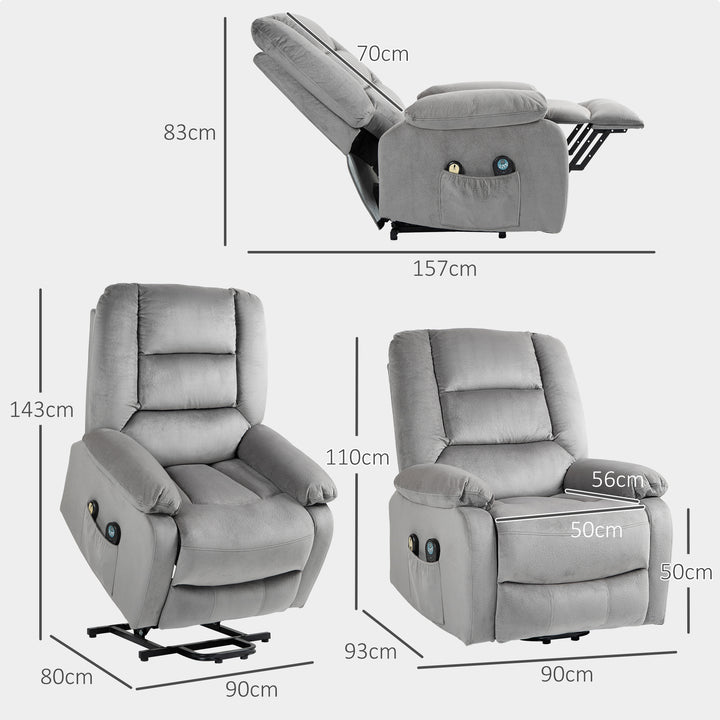 Illinois Power Lift Reclining Massage Chair