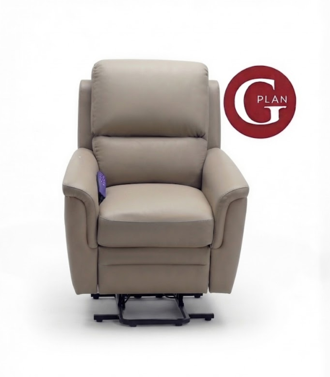G PLAN RISER RECLINER CHAIR Ex Display - Half price