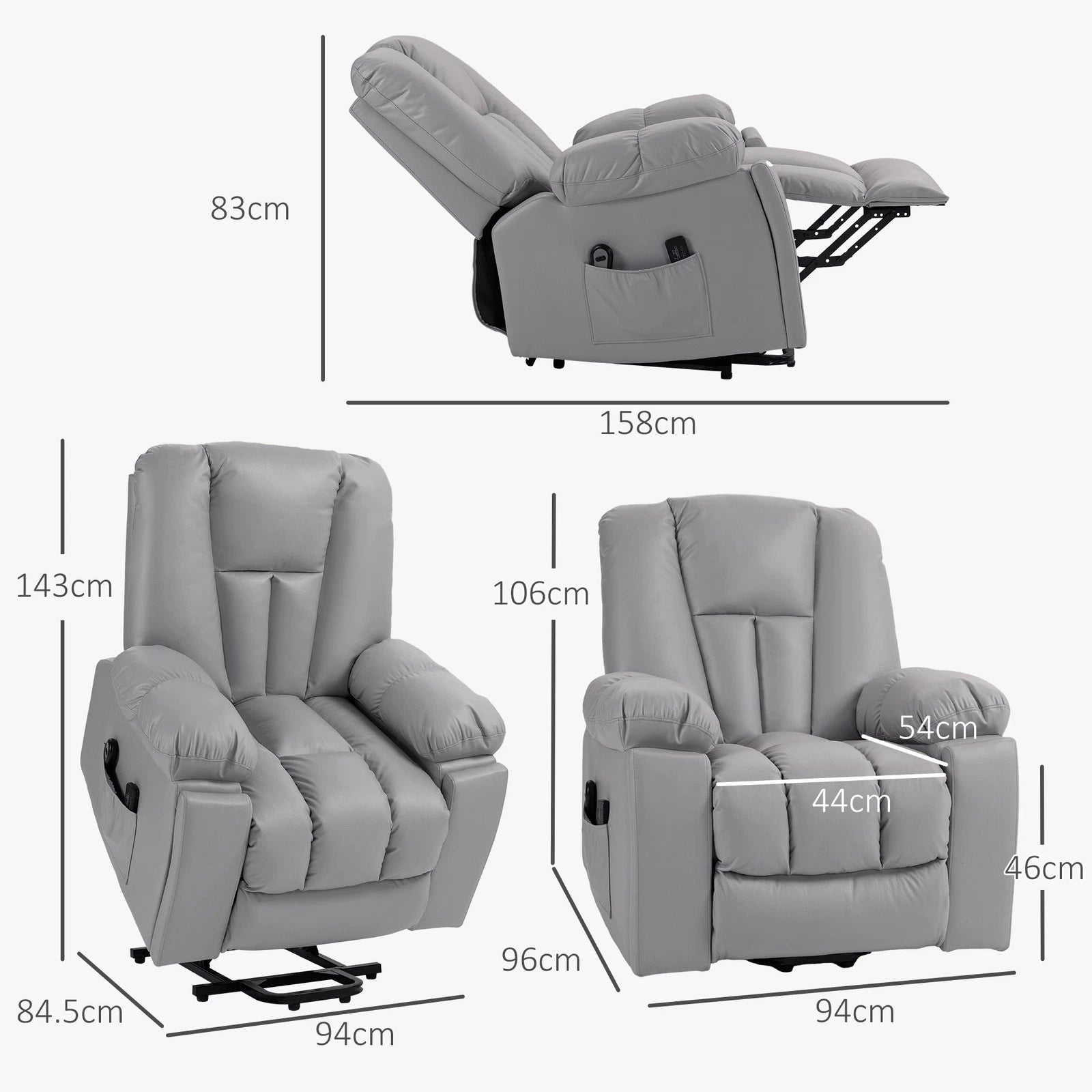 Florida Premium Lift-Assist Recliner with Massage